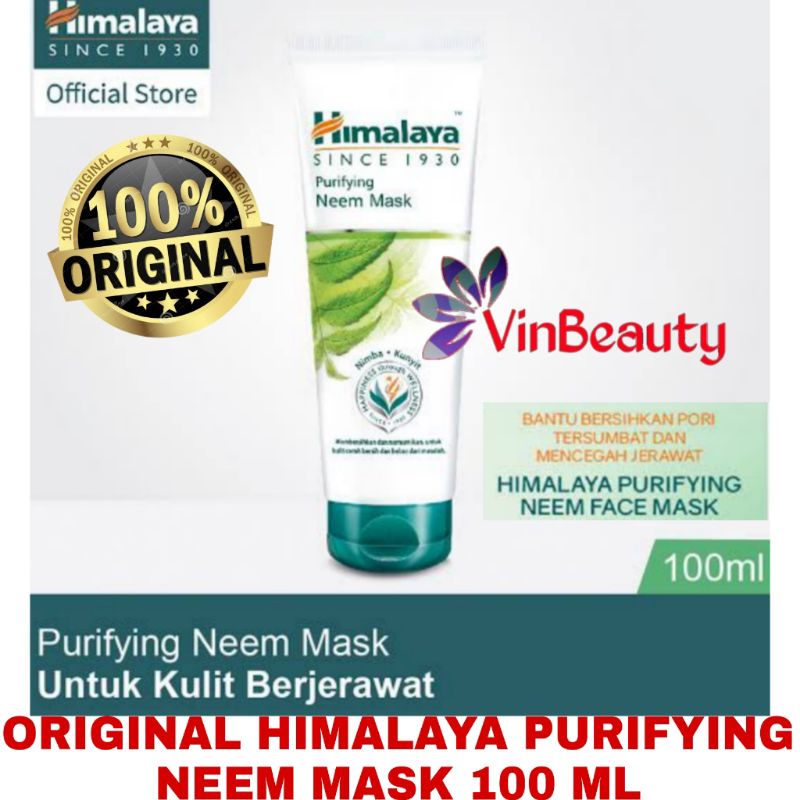 ORIGINAL HIMALAYA PURIFYING NEEM MASK 100 ML / MASKER WAJAH HIMALAYA