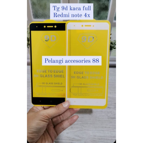 TEMPERED GLASS REDMI NOTE 4X ANTIGORES FULL LEM FULL COVER 9D ANTI GORES KACA