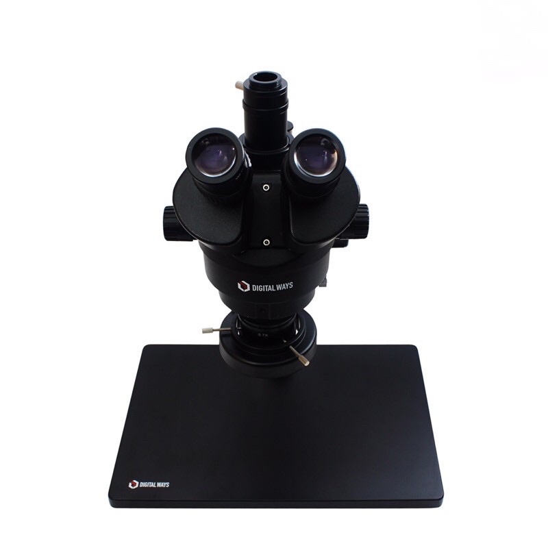 MICROSKOP TRINOCULAR DW-TC-X + LENSA WD135 0.7X