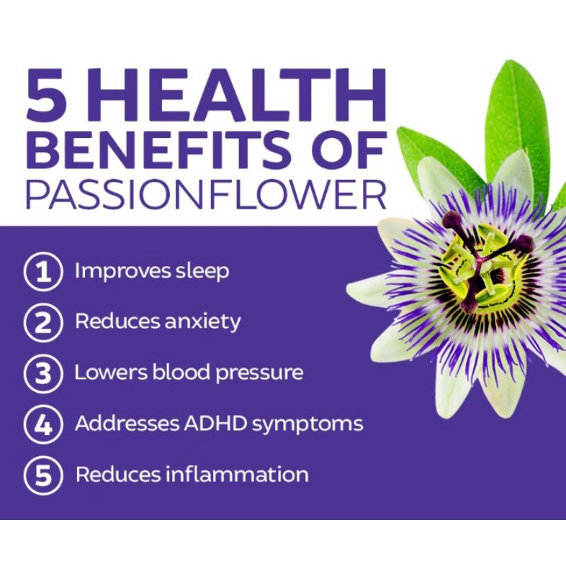 Chamomile Passion Flower Herbal Tea / Sleep, Calm &amp; Relaxing 30 Tea Bag