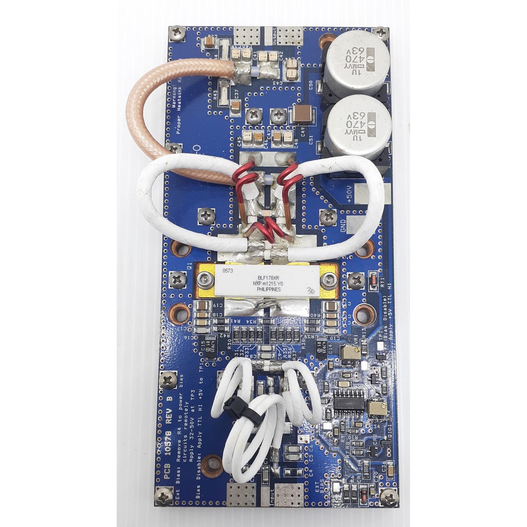 Palet Module VHF 140-150 Mhz BLF178XR 1000 Watt Class AB Made in USA