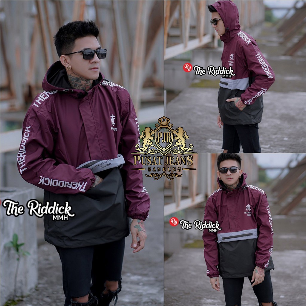 RCL - Jaket Cagoule 3D Kantong Doraemon Original The Riddick TERBARU