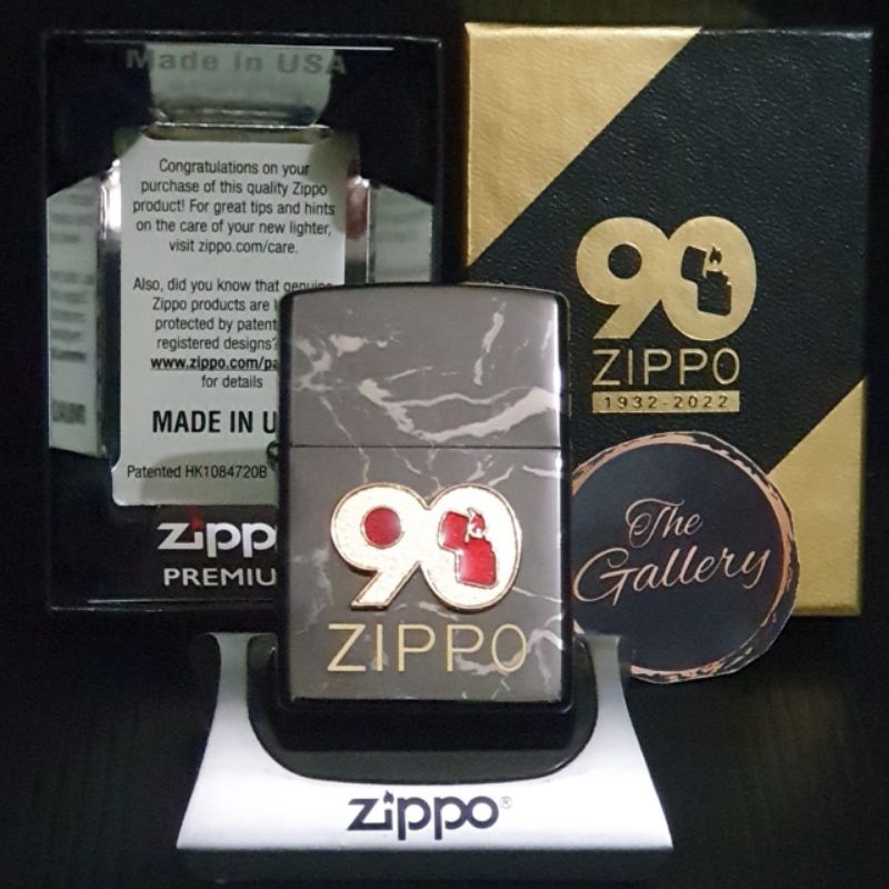 49864 ORIGINAL ZIPPO 90TH ANNIVERSARY COMMEMORATIVE DESIGN