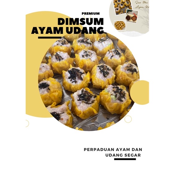 

dimsum ayam udang isi 10 (frozen) dengan chilli oil