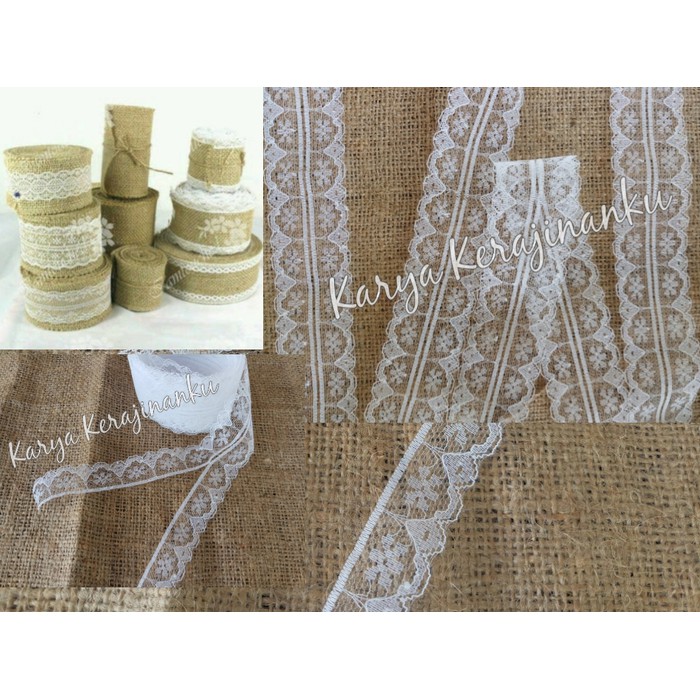 Silakan Order Renda air 4cm per Roll terbatas