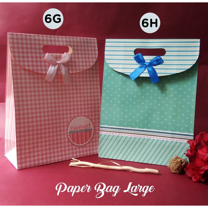 

Paper Bag Motif / Tas Kertas Kado / Tas Ulang tahun - L VERSI 4