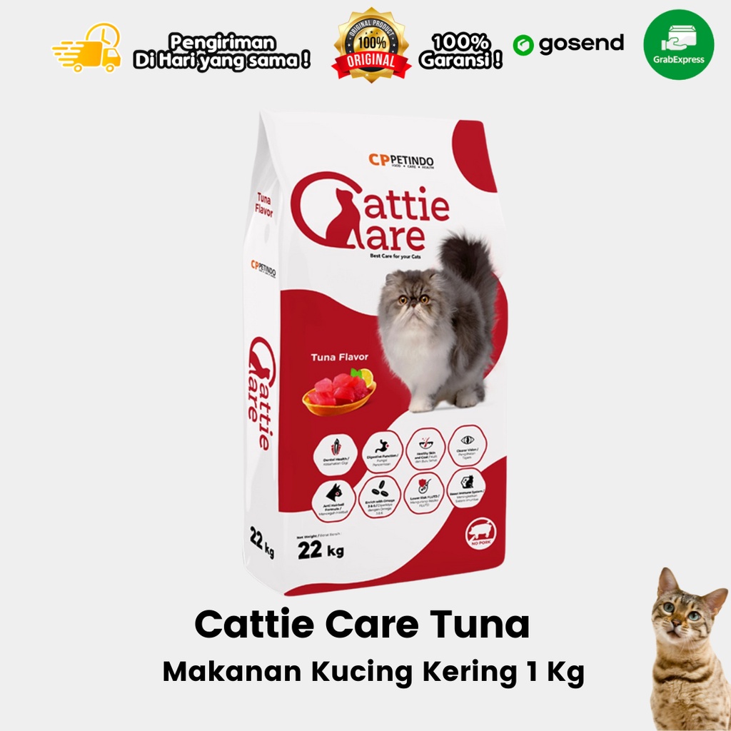 Makanan Kucing Kering Dry Food Cattie Care Premium 1Kg