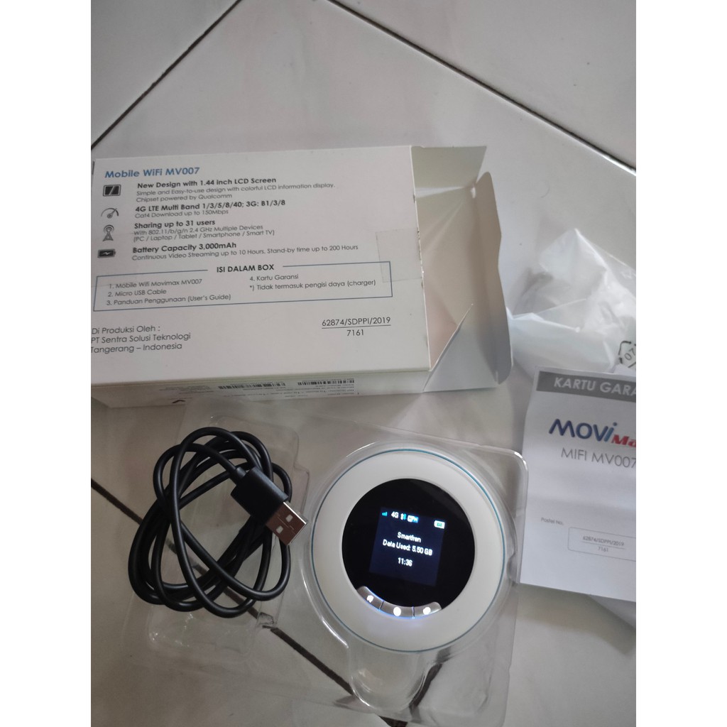 Modem Mifi Movimax MV007 unlock Shopee Indonesia