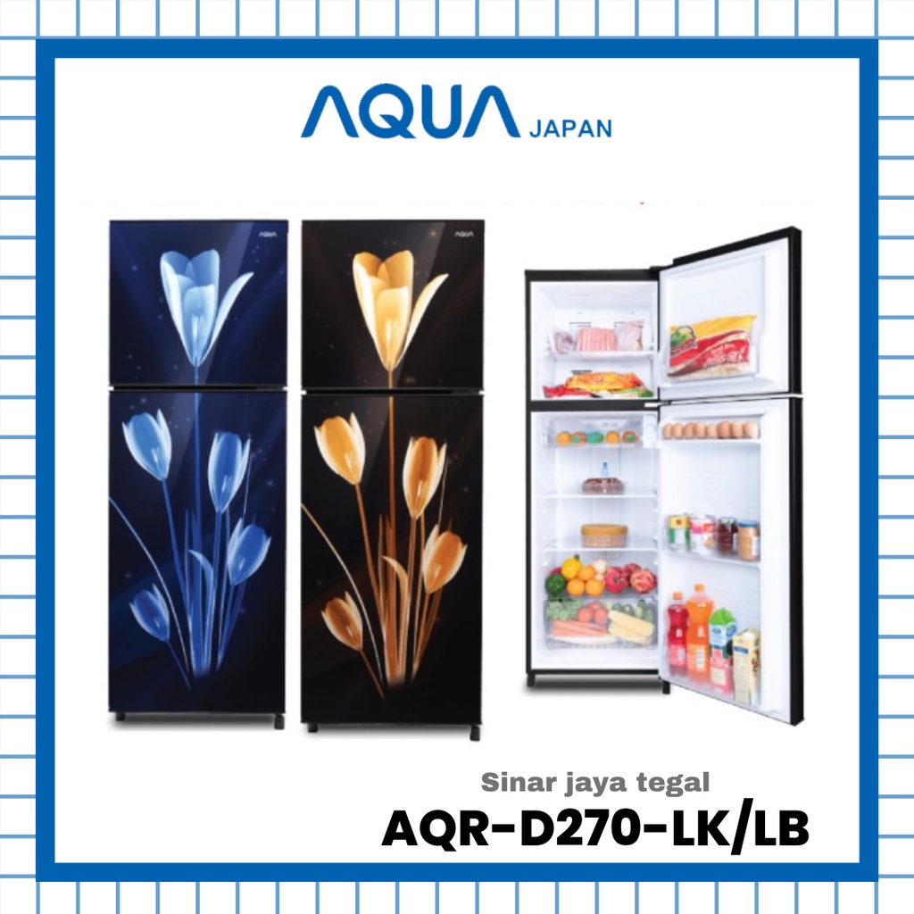 Jual Lemari Es Aqua Pintu Aqr D Lk Lb Tab Kulkas Aqua Pintu