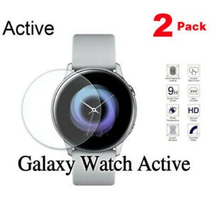 Tempered Glass Samsung Galaxy Watch Active Anti Fingerprint 2.5D Isi 2pcs
