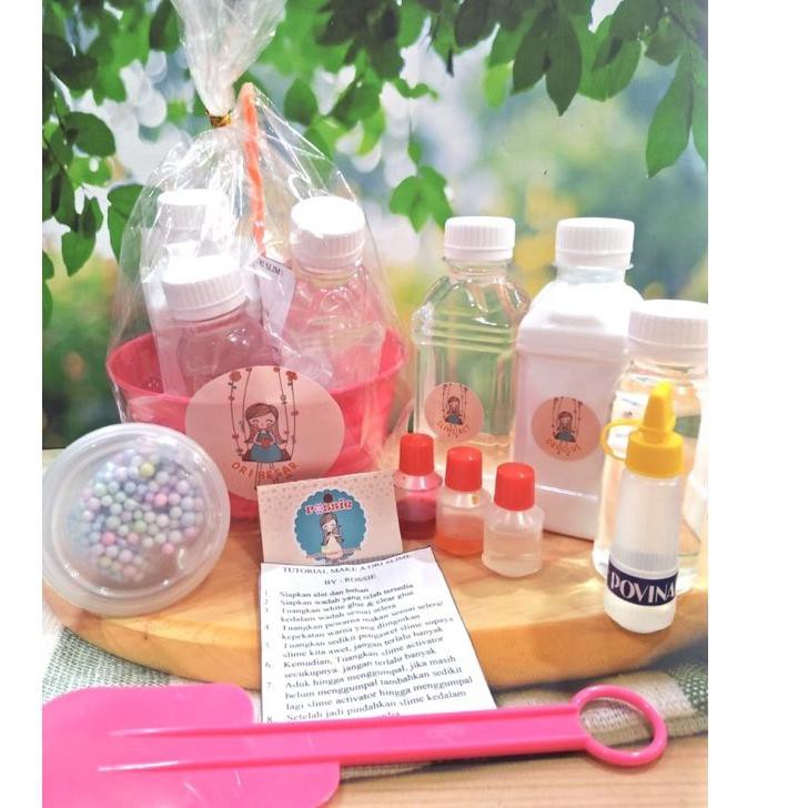 Terbaik Slime Kit Bahan Slime Original 2 Model by Rossie Shop/Free Bonus untuk Setiap Pembelian ⚡