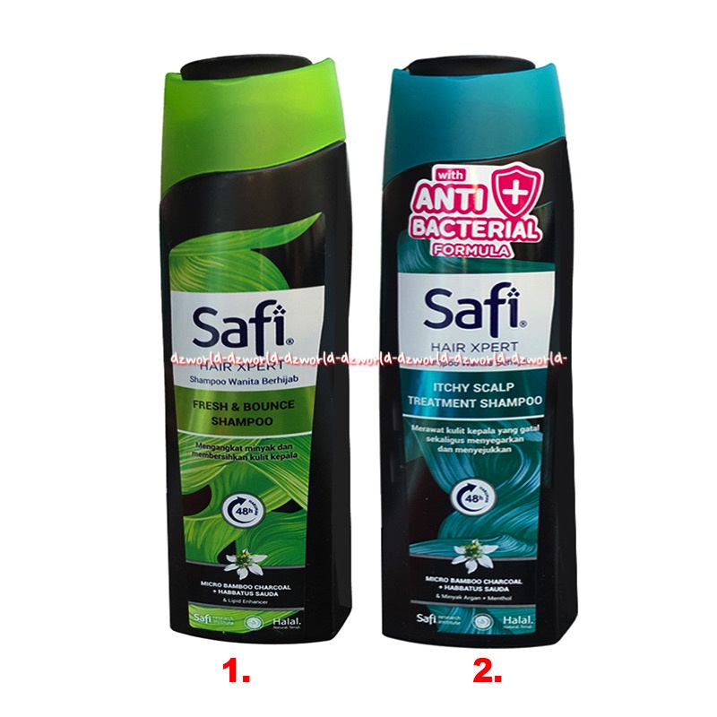 Safi Hair Expert 160g Fresh Bounce Shampoo itchy Scalp Sampo Halal Mengangkat Minyak Kulit Kepala Safihair 160gram