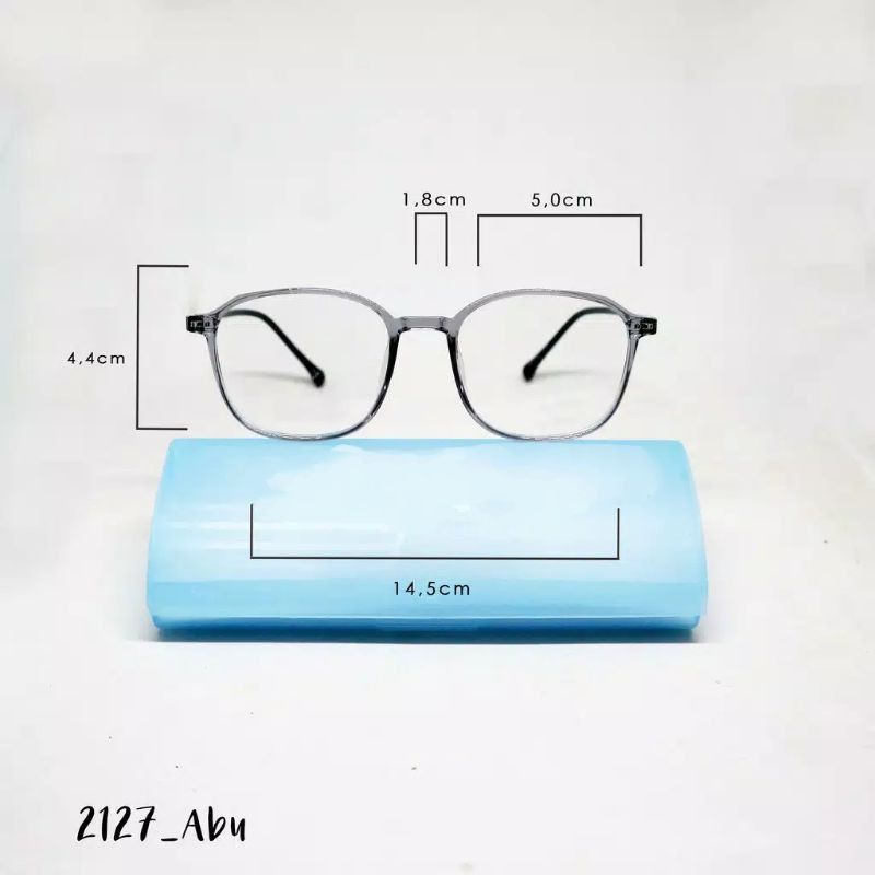 Kacamata minus antiradiasi frame deor 2127 TR90 bahan lentur ( free cairan dan lap kacamata )
