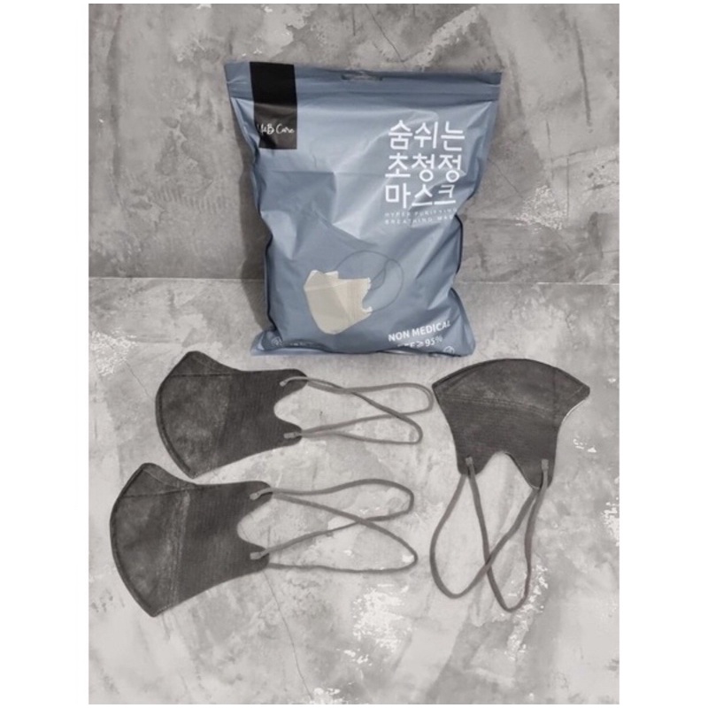 MASKER DUCKBILL HIJAB ISI 50 HEADLOOP Y&B CARE 3D HEADLOOP DEWASA IMPORT KOREA ORIGINAL - MASKER DUC