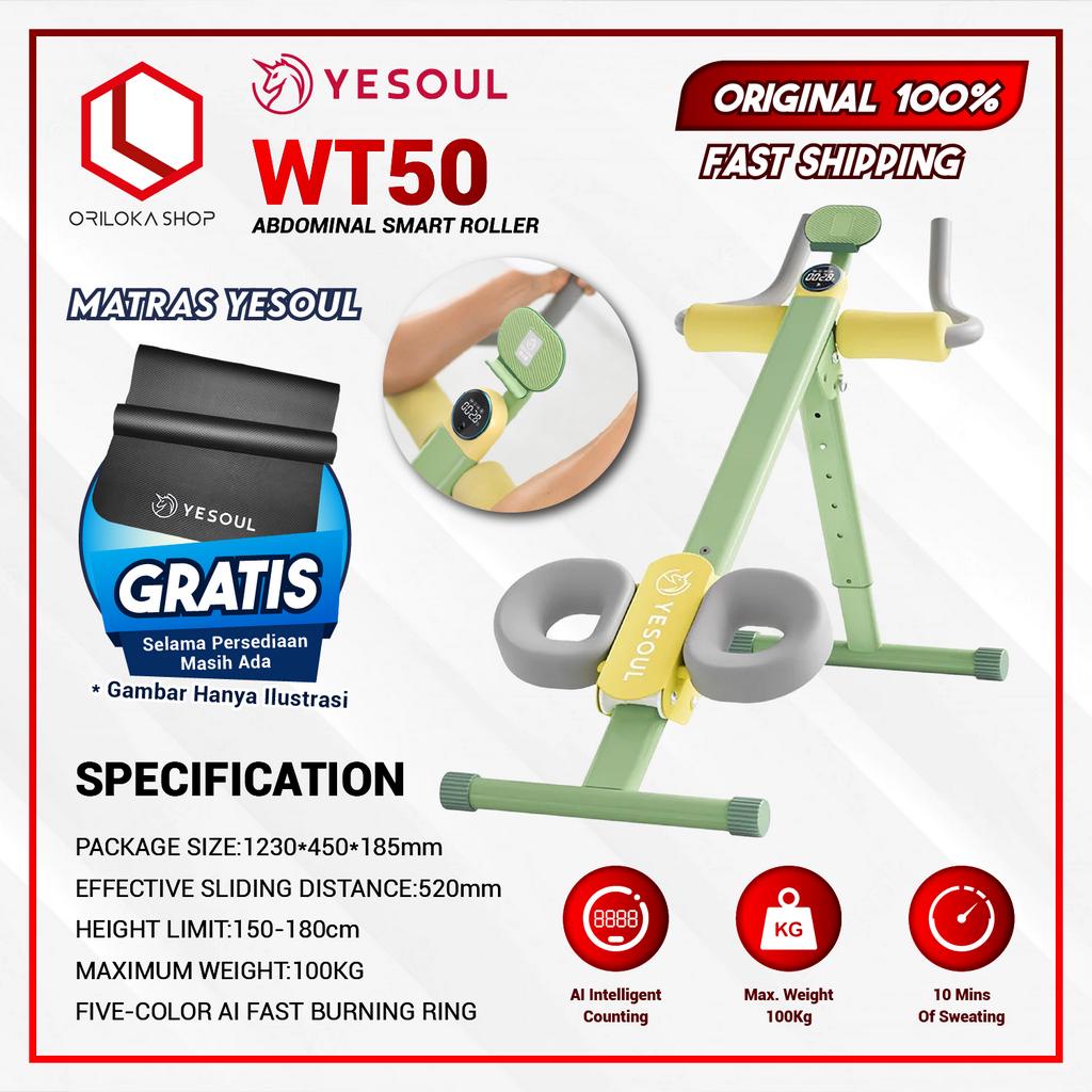 Yesoul WT50 ABS Smart Roller Abdominal Alat Gym - Garansi Resmi