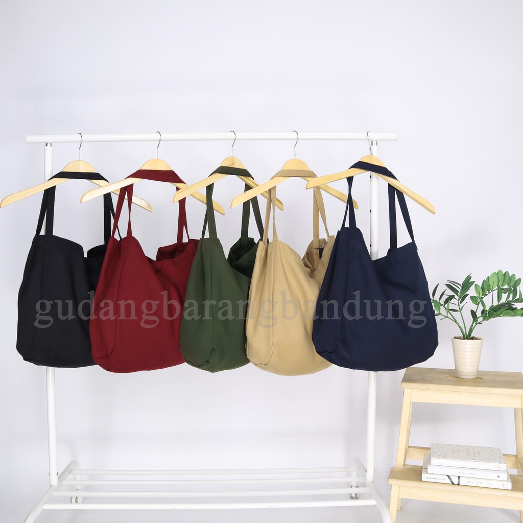 Nudie Bag /Totebag/ Totebag Polos Kanvas Marsoto dengan Magnet