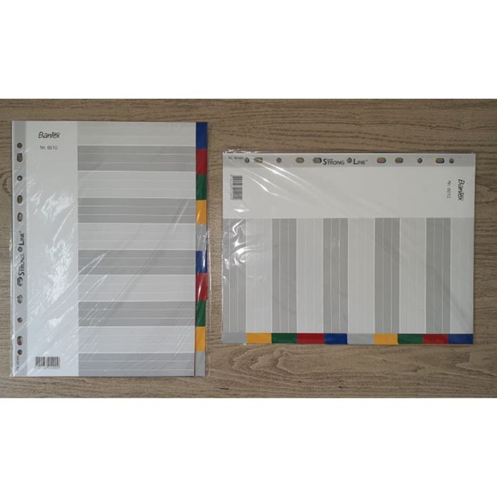 

Bantex Divider/Pembatas Kertas (isi 10 Lembar)