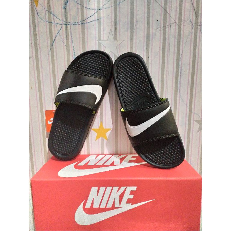 Sandal Benassi Swoosh sendal slop casual murah original