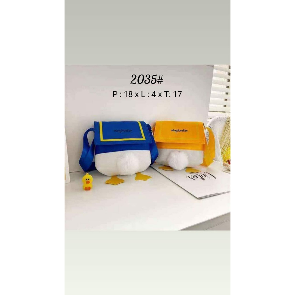 Tas Selempang Anak Donald Duck / Donal Bebek - 2035#
