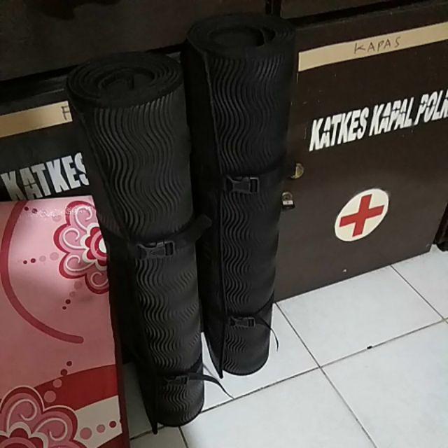 Matras Hitam Polos l Matras Gulung l Matras Camping