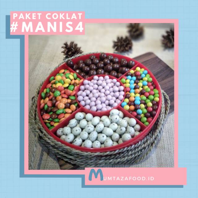 

PAKET COKLAT/PARCEL COKLAT/SEKAT 5/COKLAT MIX LEBARAN/PAKET LEBARAN