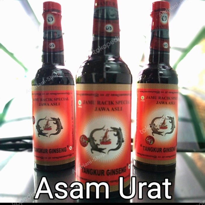 Jamu Tangkur Ginseng Asam Urat High Quality