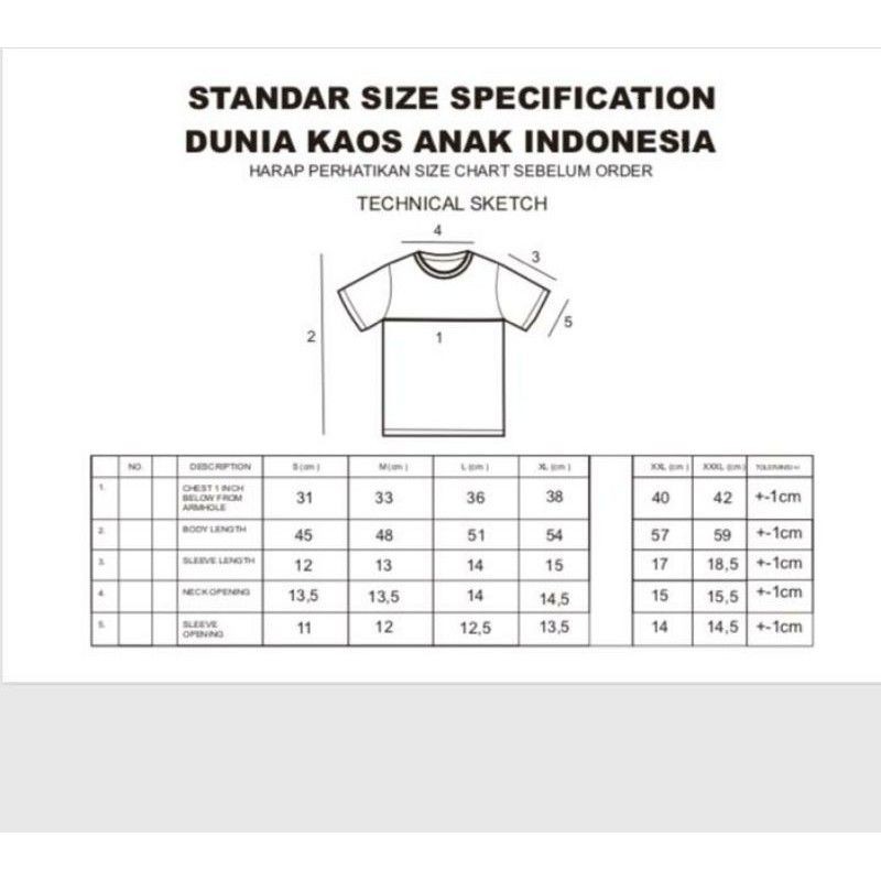 kaos anak distro TRUESTORY ORI usia 2th Samapi 8th