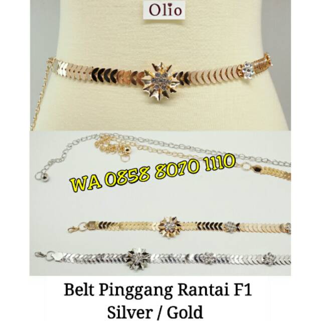 Belt / Ikat Pinggang / Sabuk Rantai Fashion Asesoris Wanita