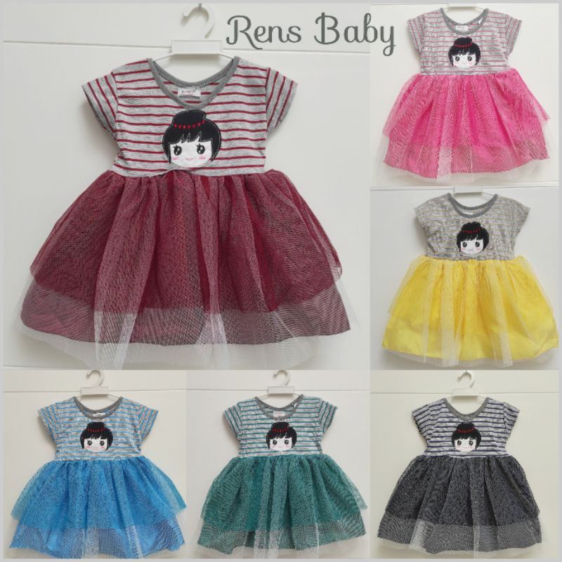 Dress rok tutu GIRL Amena anak bayi