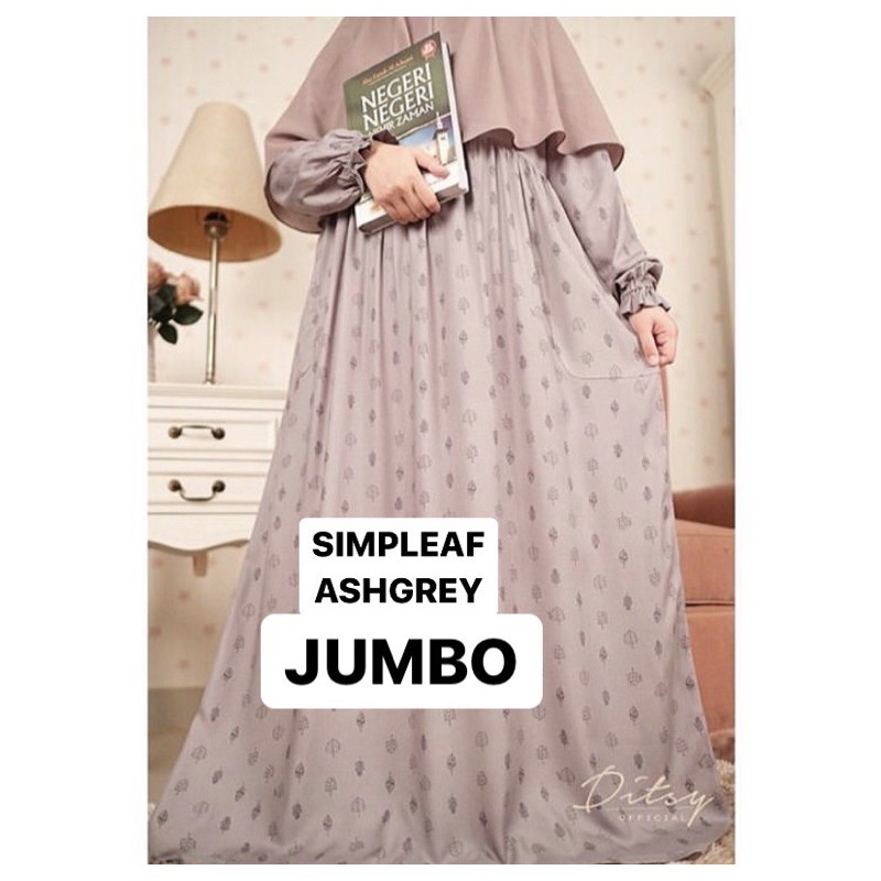 READY SIMPLEAF ASHGREY JUMBO DITSY AGUSTUS 2020