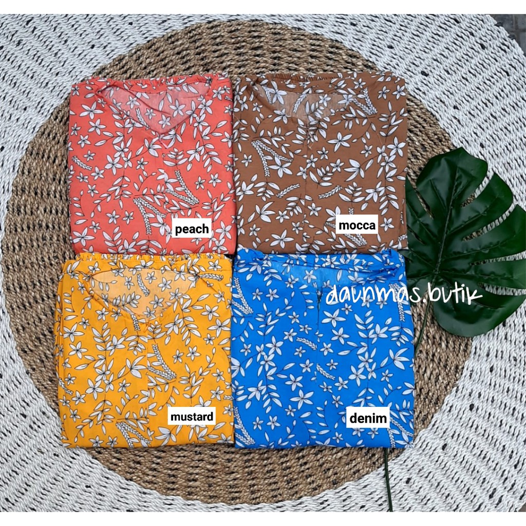 1KG MUAT 3SET | NUNA DAILY SET ONESET MOTIF BUNGA FASHION WANITA MUSLIMAH HITS SELEBGRAM