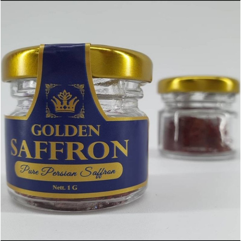 

golden saffron negin grade a kemasan 1gram