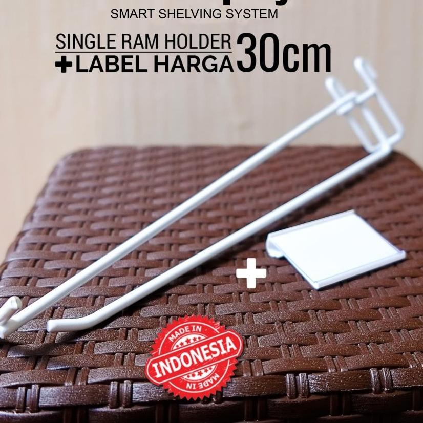 

Big Sale SINGLE RAM HOLDER 30CM/10PCS + LABEL 6CM CANTOLAN GANTUNGAN PRICE TAG !!