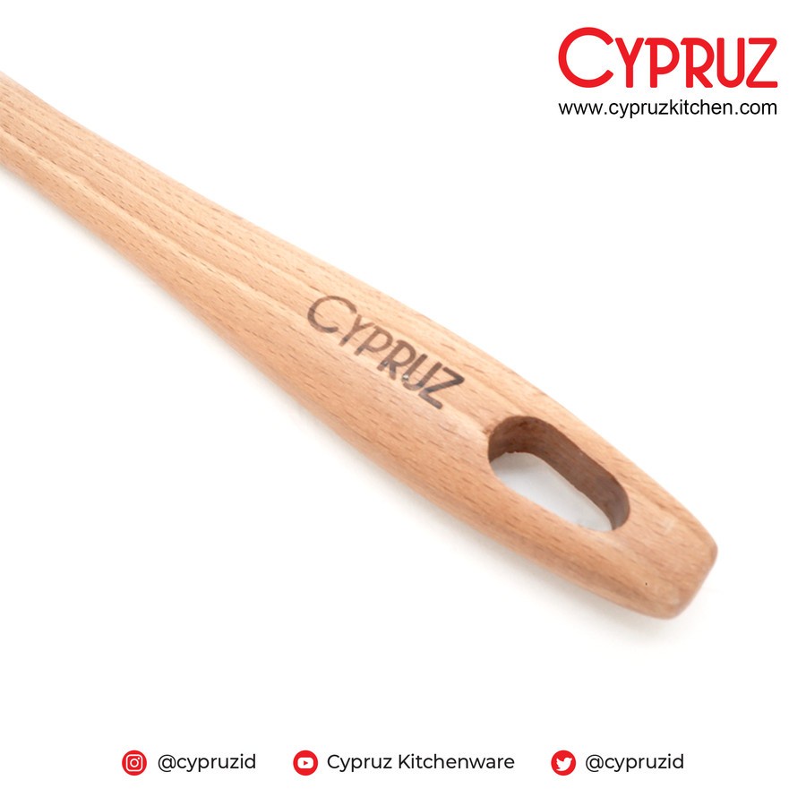 Cypruz Spatula Turner Lubang Semangka Series AM-0971