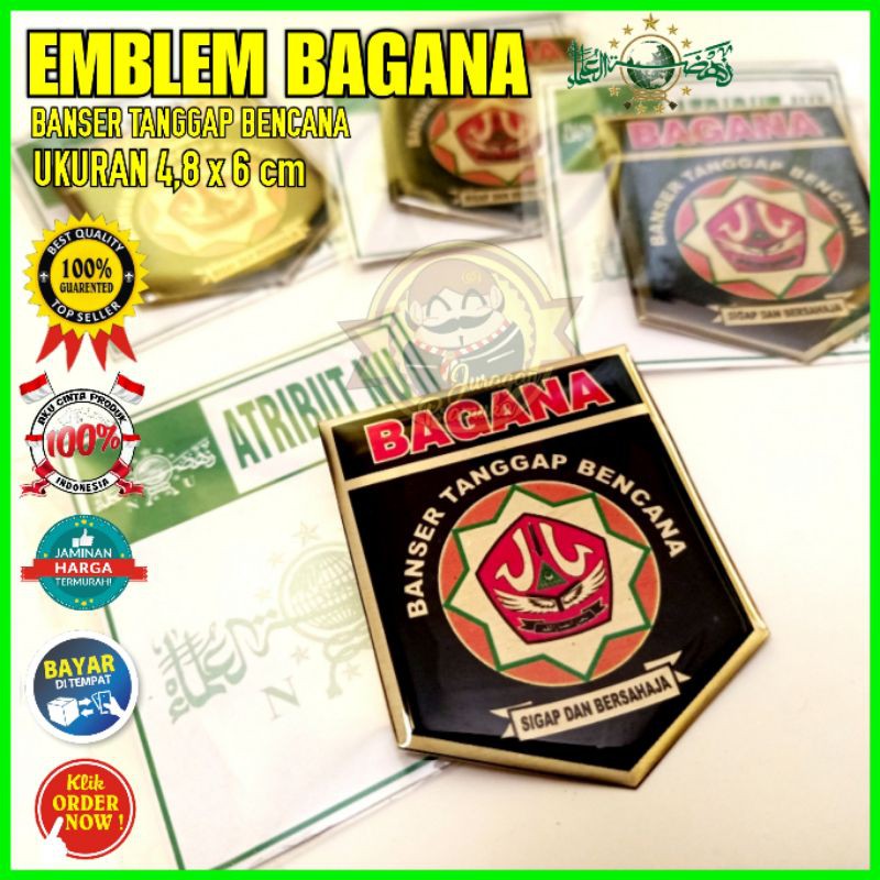 EMBLEM BAGANA NU atau BARISAN ANSOR TANGGAP BENCANA ( NU )