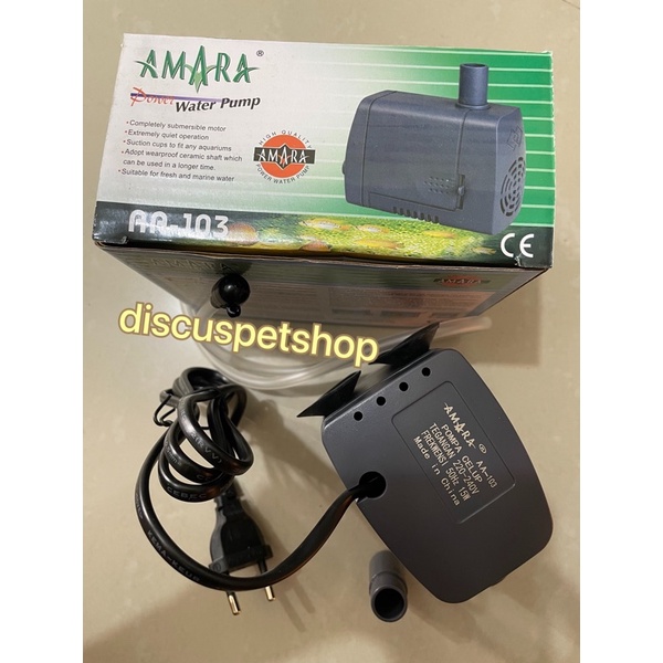 Mesin Pompa Air Celup Aquarium Kolam Amara AA 103