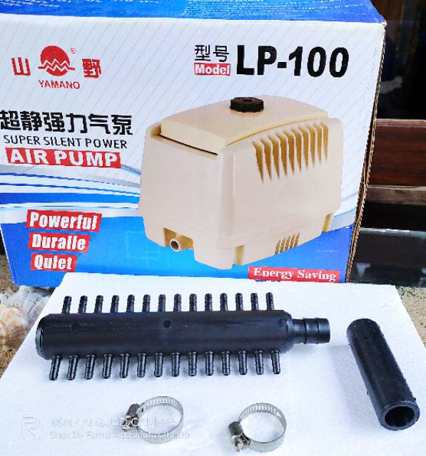 Pompa Gelembung Aerator Hi Blow Yamano LP-100 Air Pump Aquarium Bioflox