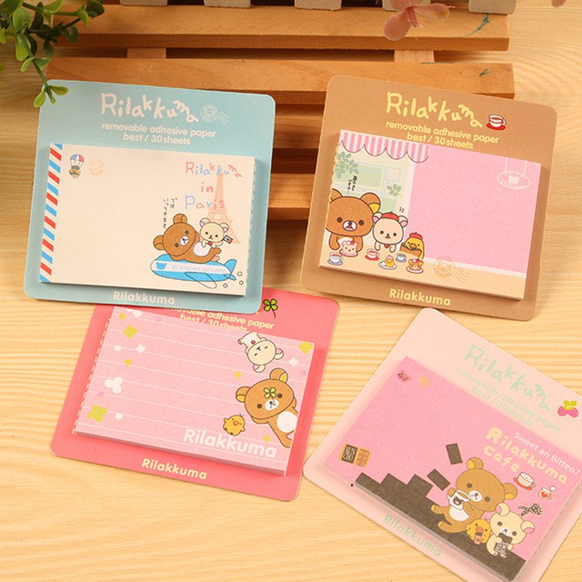 BRGUNIK Memo Sticky Notes Zoo Animal Buku Catatan Kecil Mini Book Karakter Lucu R343 R457