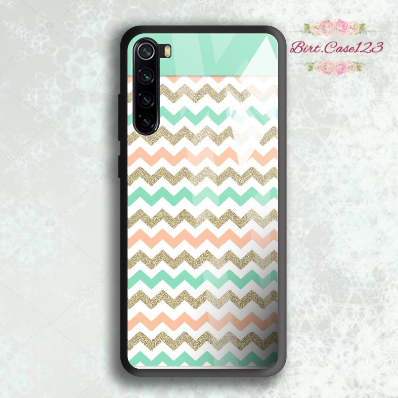 back case glass ZIG-ZAG Realme C1 C2 C3 U1 2 3 5 5i 5s 6 X Xt C11 C15 C12 7 7i pro BC4931