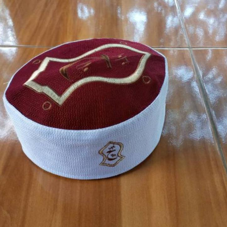 【FRE⚡H】 songkok peci kopiah TEROMPAH Nabi Muhammad Saw HITAM PUTIH Peci Assagofah Terompa peci malay