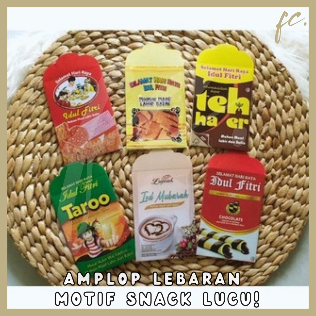 

TERMURAH 1 Pack isi 10 Amplop Uang / Angpau Idul Fitri / Lebaran Ramadhan Viral Teh Kotak Chiki Snack Makanan Ringan Sirup Parcel Parsel Kartun Grosir Ready COD