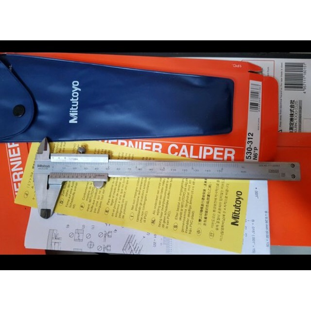 Mitutoyo Vernier Caliper 8 Inch Sigmat Jangka Sorong Mitutoyo 0.02mm