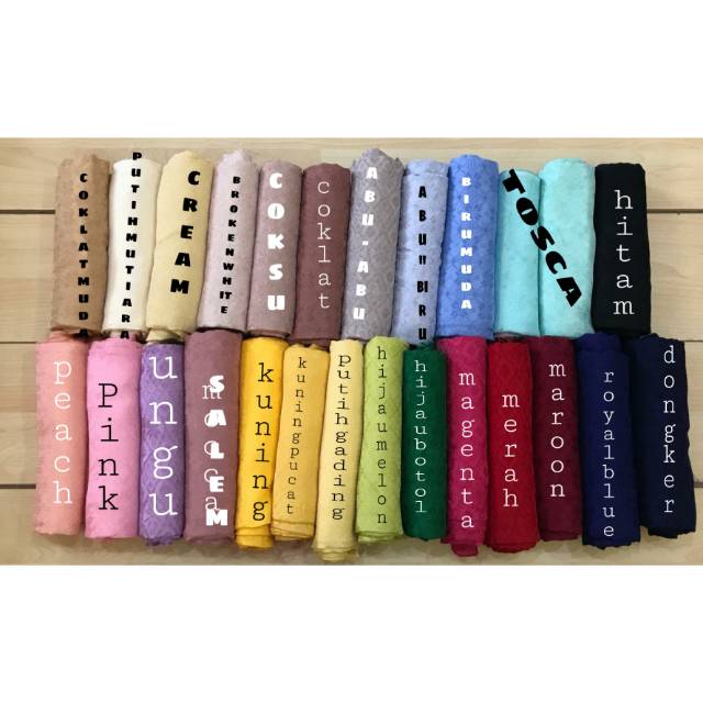 

viscose polos warna pastel