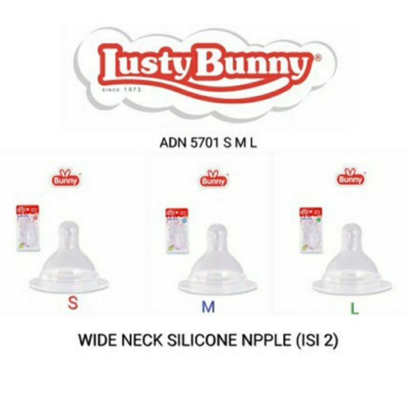 Lusty Bunny Nipple Wide Neck Isi 2 ADN5701