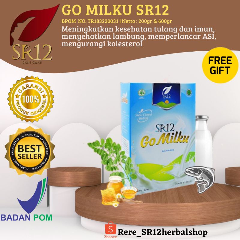 

Go Milku SR12 - Susu Kambing Etawa - Susu Penggemuk Badan - Penggemuk badan
