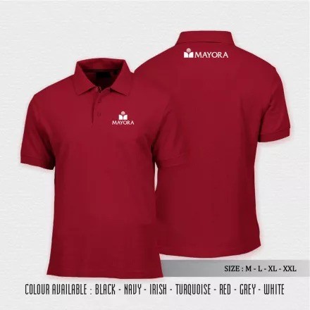 KAOS BAJU POLO PRIA WANITA PT MAYORA INDAH TBK / TSHIRT KERAH / DISTRO / COD