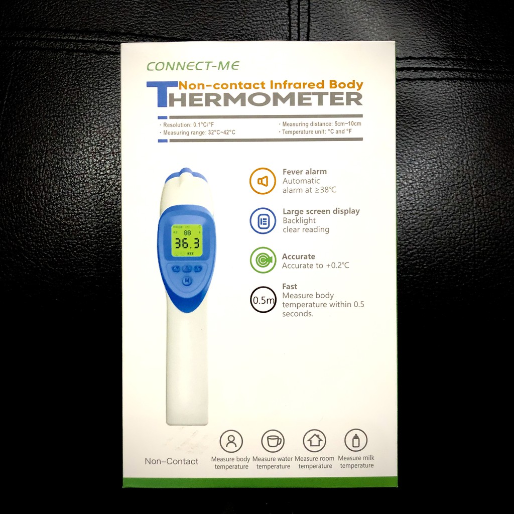 Thermometer Non-Contact Infared Body Leelvis Aicare Aiqura CareZoe ConnectMe Loboor YoungMe ZenMed