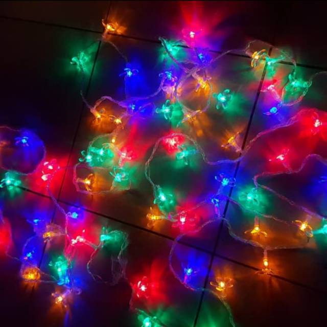 Lampu Natal led tumblr kembang tumblr light lampu hias led lampu dekorasi motif bunga rgb