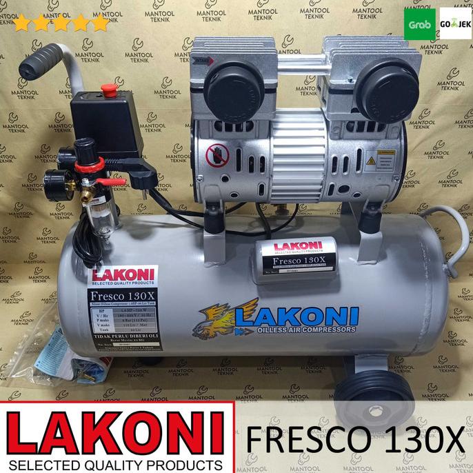 FRESCO 130X LAKONI Oilless Compressor Kompressor KHUSUS GRAB GOJEK