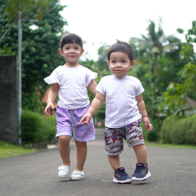 Celana Pendek Harian Anak Laki Laki Cowok Balita Kids Short Pants Anak 1 2 3 4 5 Tahun Katun Premium
